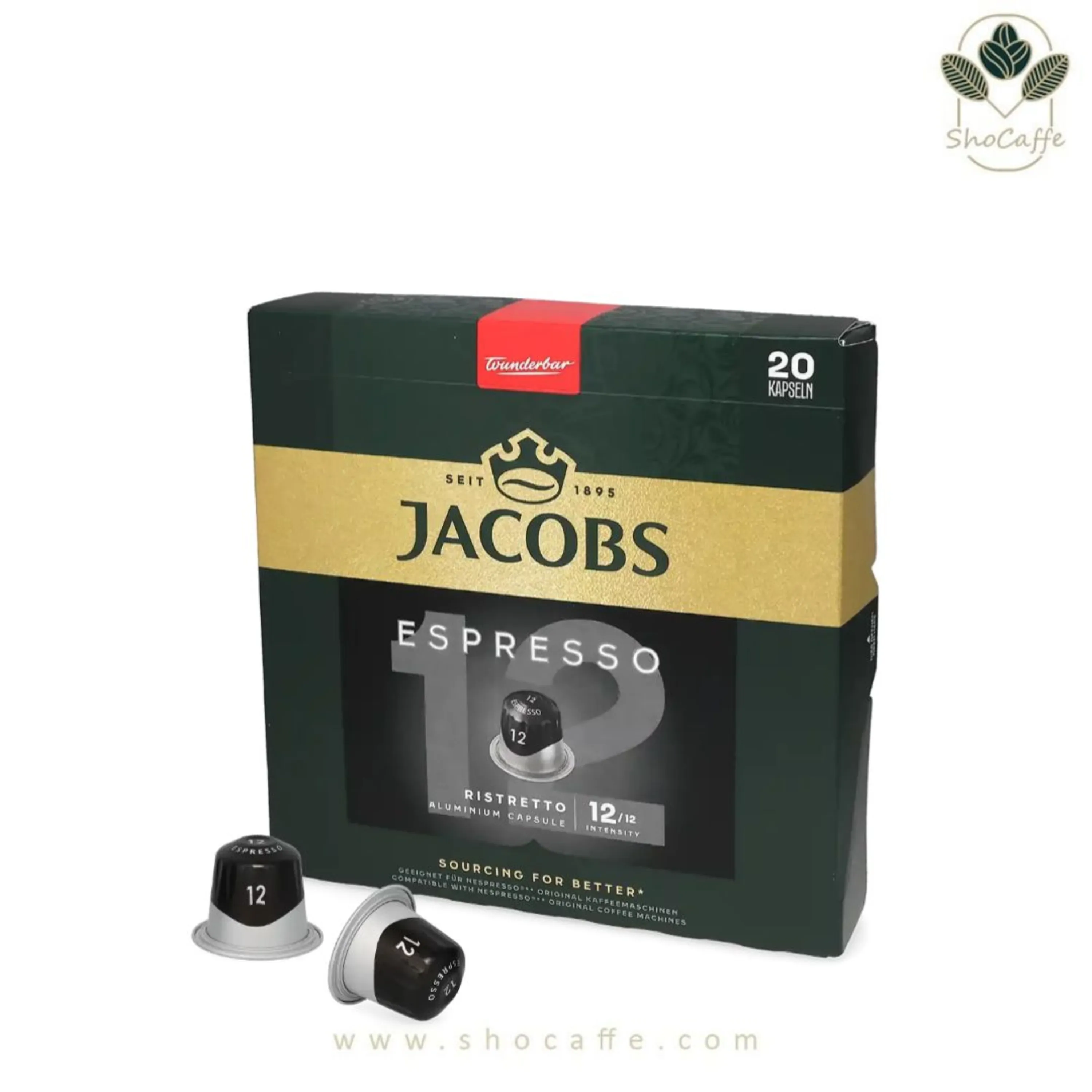 کپسول قهوه نسپرسو جاکوبز مدل اسپرسو ریستریتو Espresso Ristretto12-بیست عددی کپسول قهوه نسپرسو جاکوبز مدل اسپرسو ریستریتو Espresso Ristretto12-بیست عددی